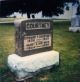 Grave marker - Courtney