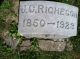 Grave marker - Richeson